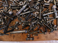 01 Harley Davidson Dyna Wide Glide FXDWG Engine Nut Bolt Brackets Parts Box Lot