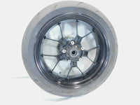 2009 Aprilia RSV1000R RSVR RSV Mille R Black Rear Wheel Rim w/ Tire & Sprocket