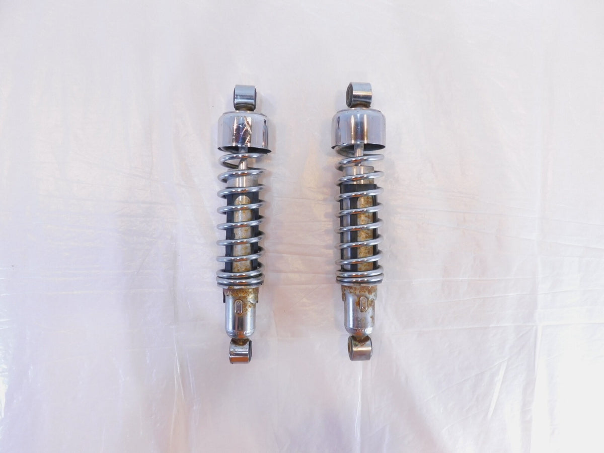 Harley Davidson Sportster 883 & 1200 Pair Chrome Rear Shock Absorbers - 12 in