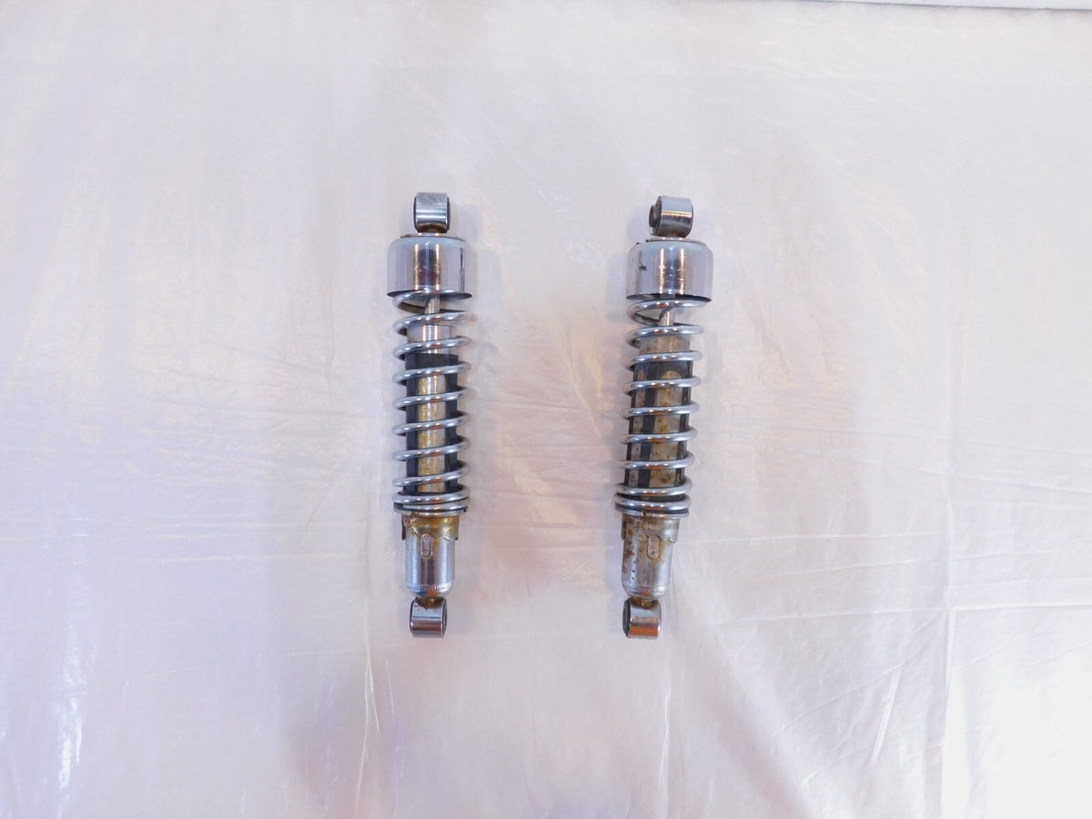 Harley Davidson Sportster 883 & 1200 Pair Chrome Rear Shock Absorbers - 12 in