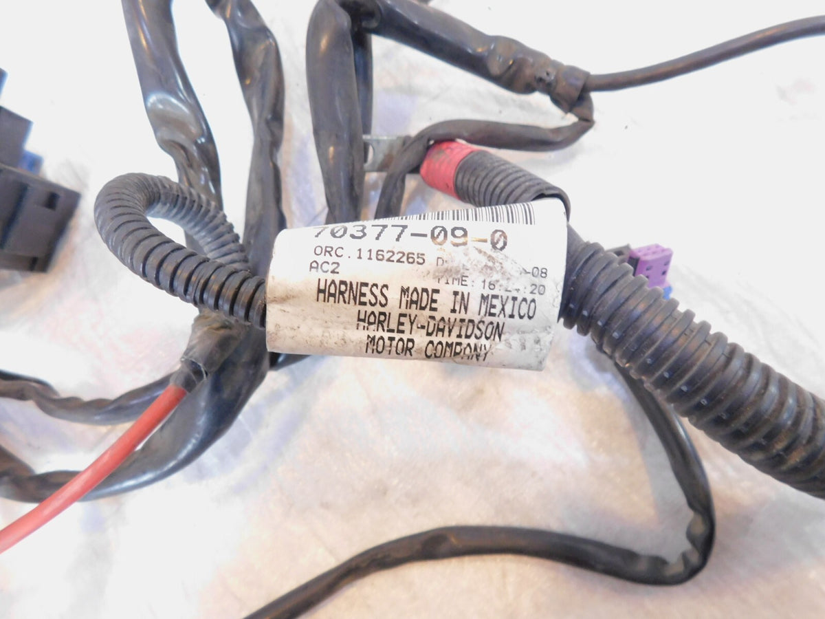 2009 Harley Davidson Electra Glide Classic Main Wiring Harness - Non ABS Brakes