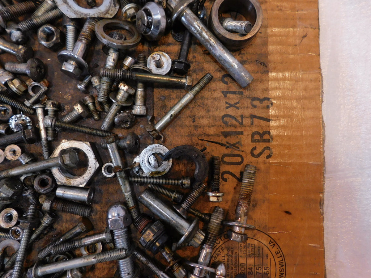 01 Harley Davidson Dyna Wide Glide FXDWG Engine Nut Bolt Brackets Parts Box Lot