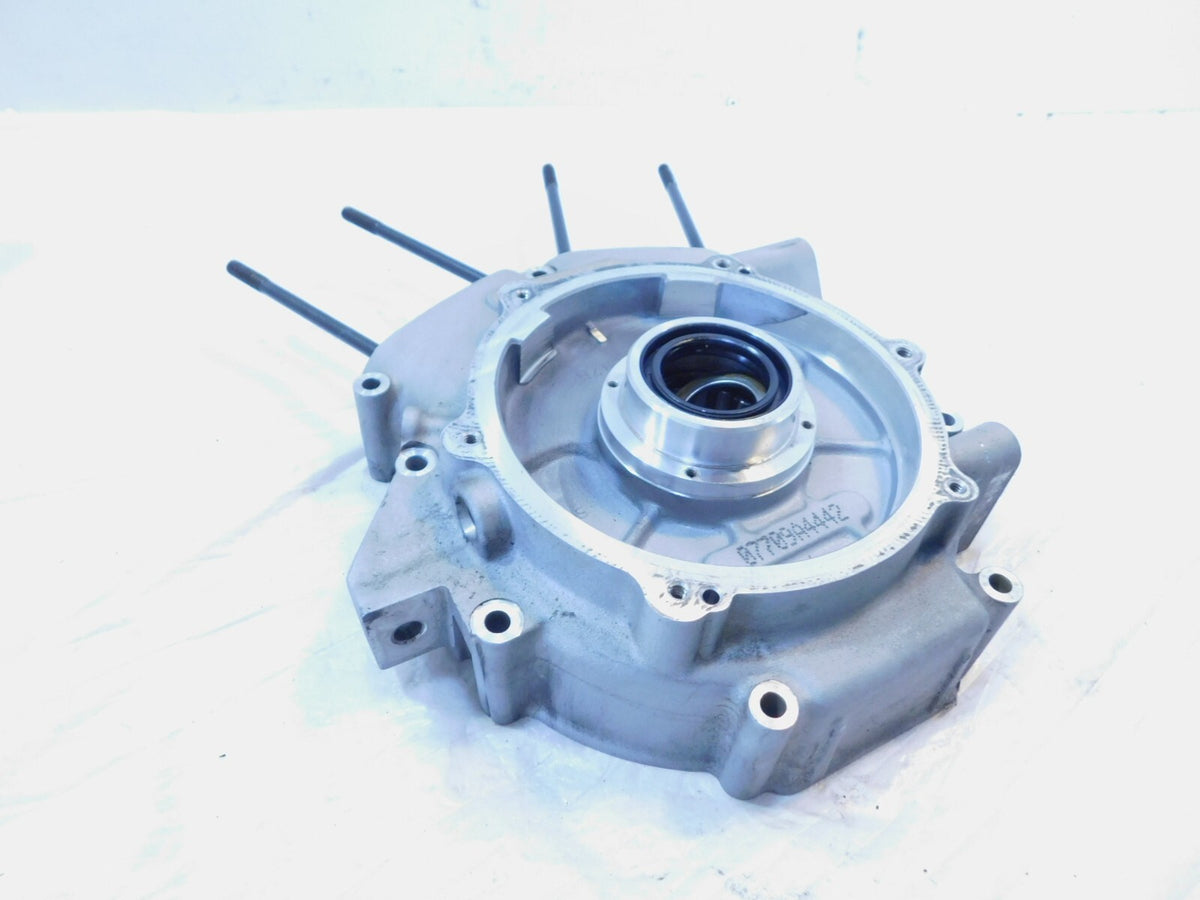 Harley Davidson Road King Electra Glide Dyna Silver Left Engine Motor Crank Case - C3 Cycle