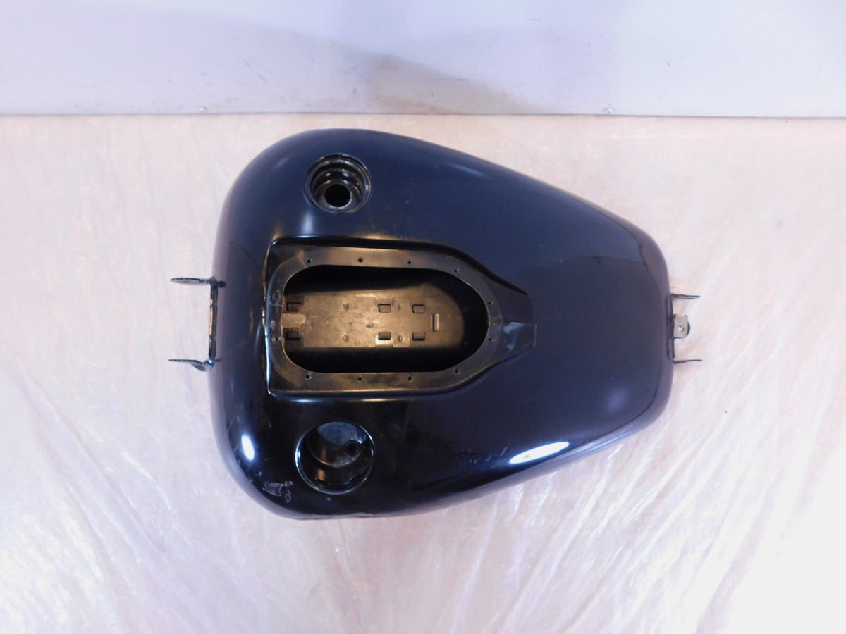 10-17 Harley Davidson Dyna Wide Glide & Street Bob Black Fuel Gas Tank - DENTED - C3 Cycle