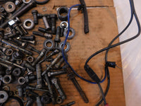 1986-1990 Harley Davidson Sportster 883 & 1200 Nut Bolt & Brackets Parts Box Lot - C3 Cycle