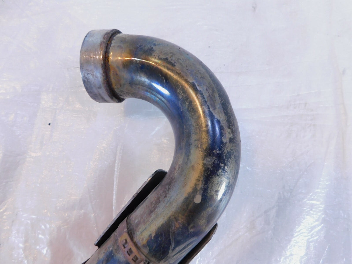 1999-2001 Victory Deluxe Standard V92 Cruiser Rear Exhaust Header Pipe & Shield - C3 Cycle
