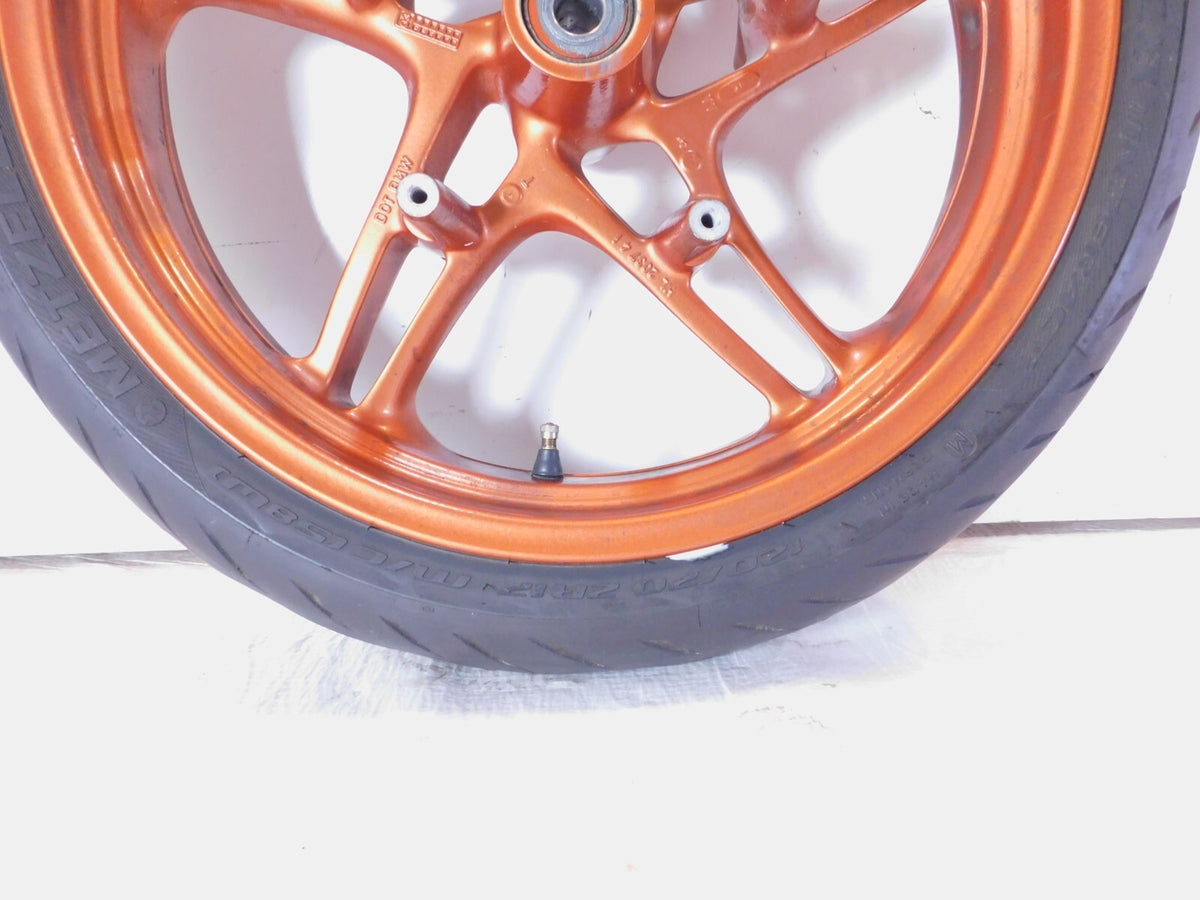 2002-2005 BMW R1150R Rockster Cast Orange Back Front Wheel Rim & Tire - 3.50x17" - C3 Cycle