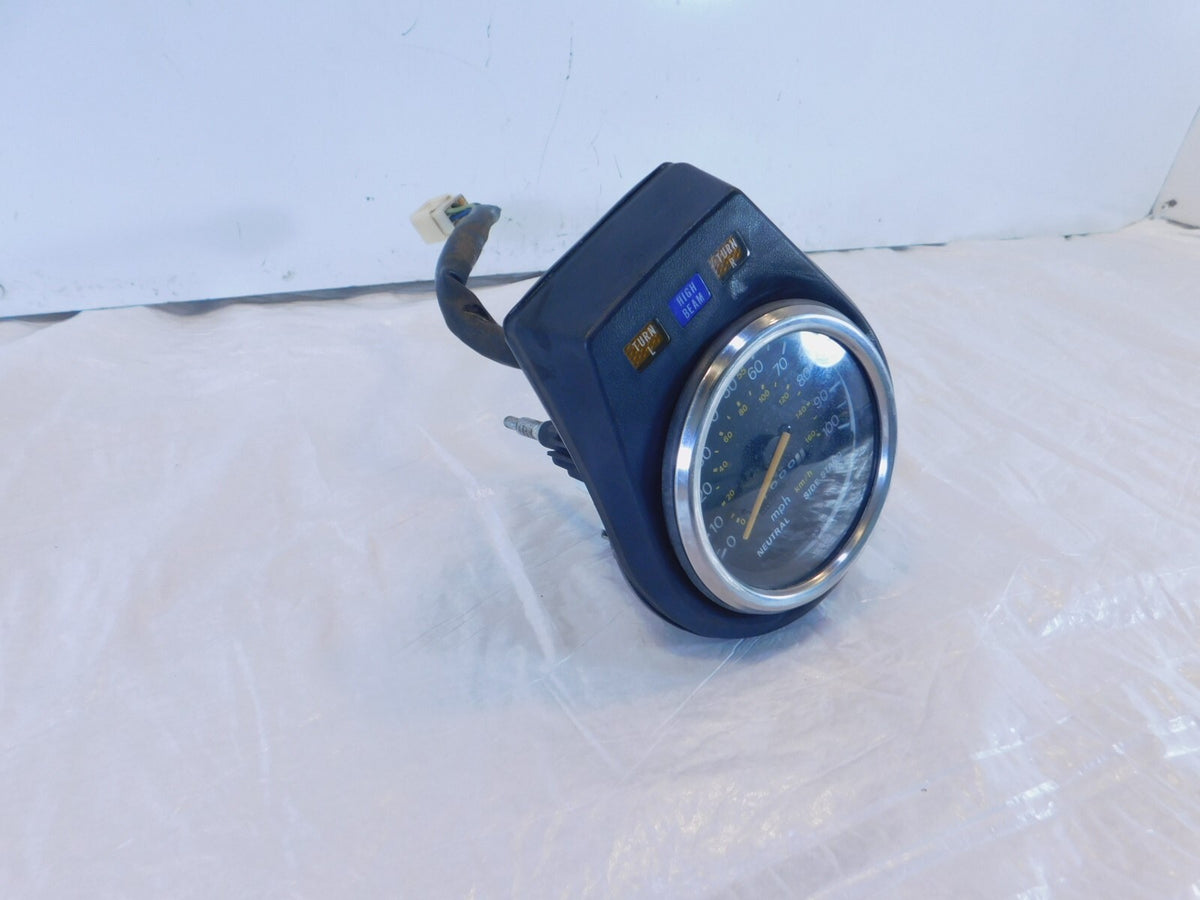 1986 & 1987 Suzuki Savage 650 LS650 Speedometer Speedo Meter Gauge & Trim Hood - C3 Cycle
