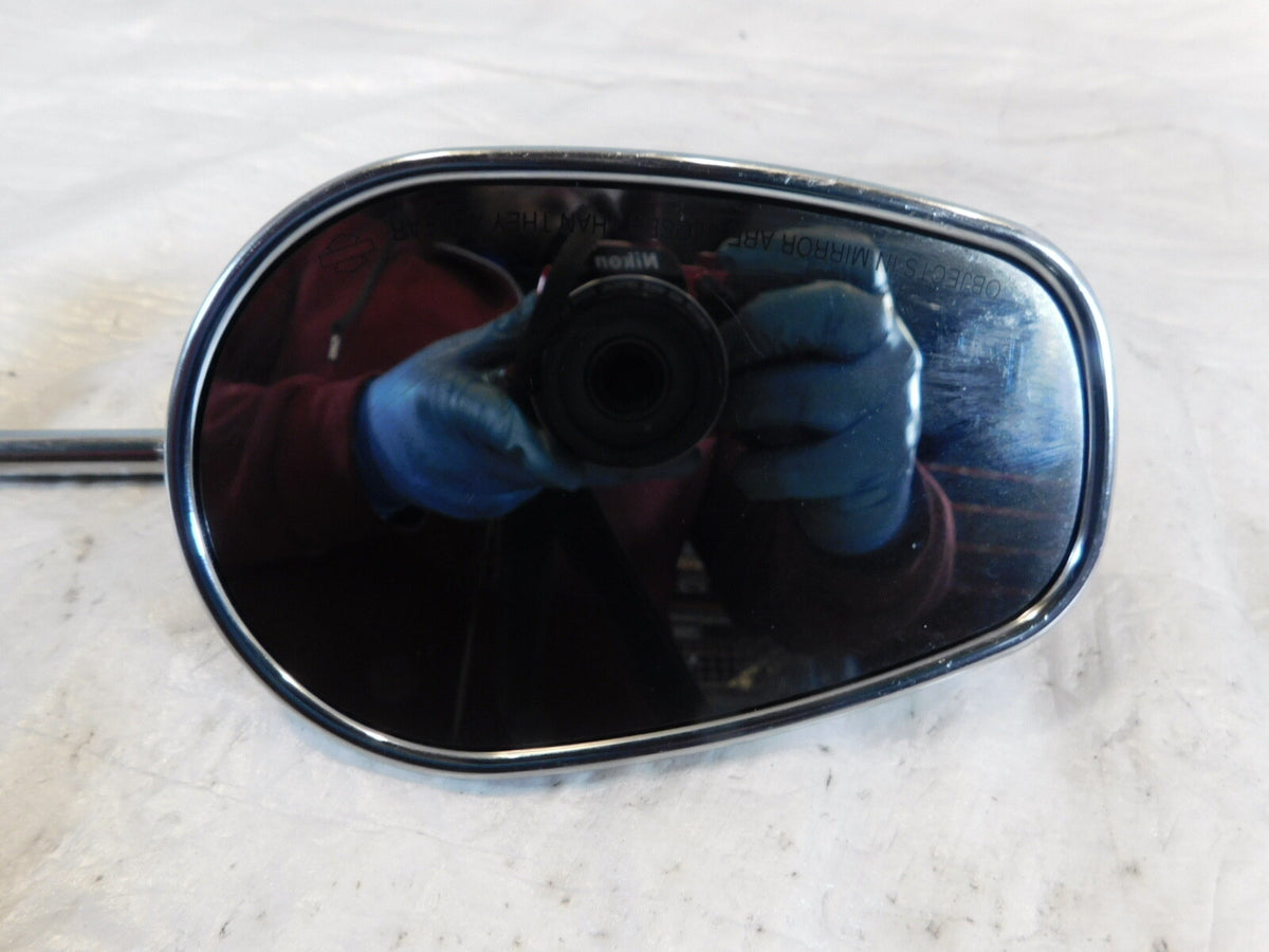 Harley Dyna Sportster Softail FXR & Sportster Front Left Chrome Rear View Mirror - C3 Cycle