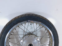 1991-97 Honda Nighthawk 250 CB250 Front Wheel Rim & Hub 18x1.85 Bent -For Parts - C3 Cycle