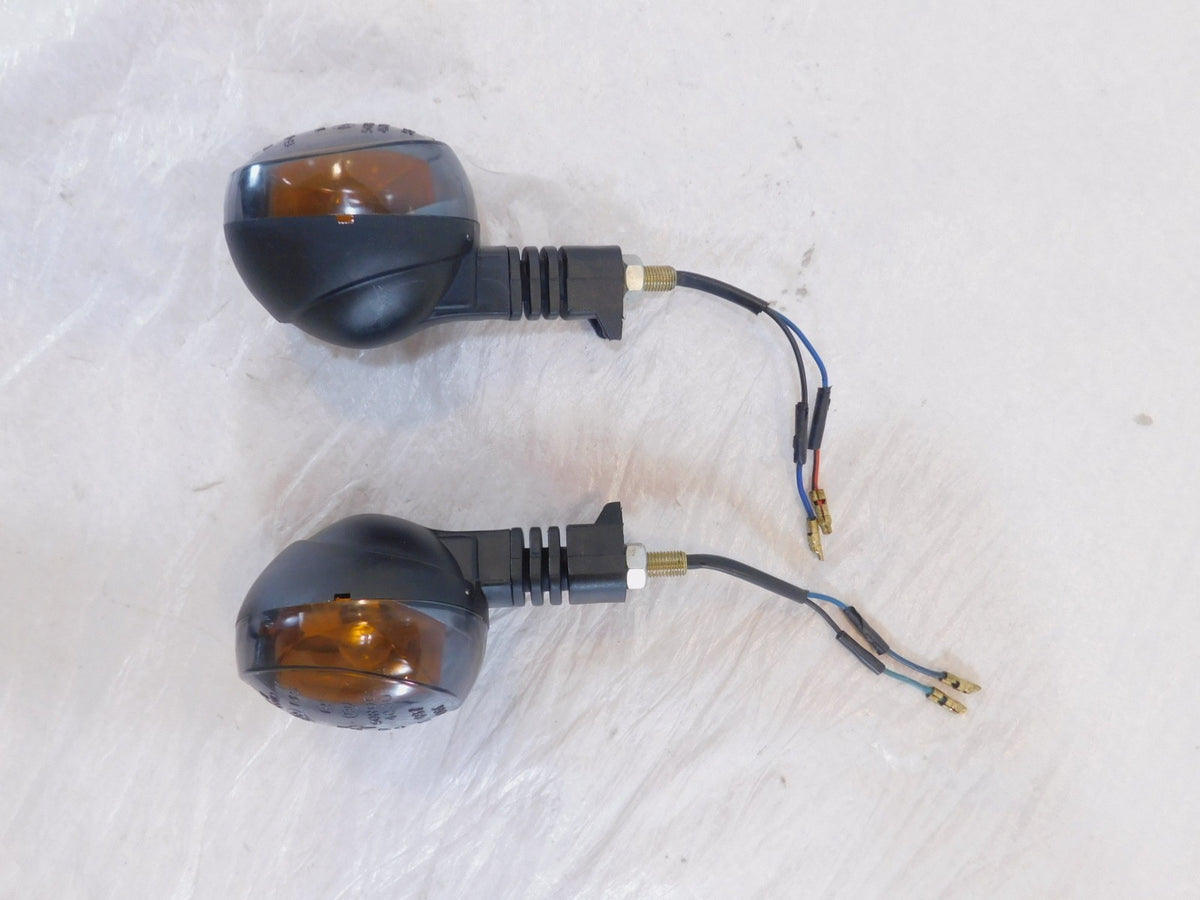 Buell XB XB9 XB12 Lightning Ulysses & Blast Black Front Turn Signal Indicators - C3 Cycle