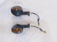 Buell XB XB9 XB12 Lightning Ulysses & Blast Black Front Turn Signal Indicators - C3 Cycle