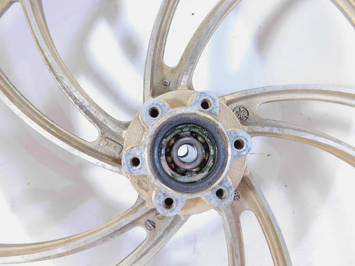 1980-1983 Yamaha XJ750 XJ750J Maxim 750 Gold Cast Front Mag Wheel Rim - C3 Cycle