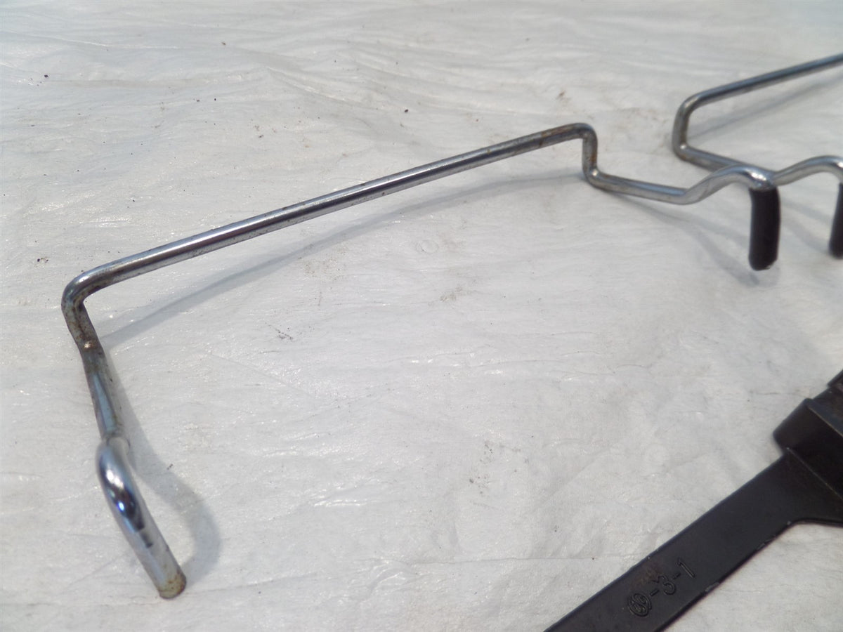 1987-2009 Kawasaki Ninja 500 500R EX500 Left & Right Passenger Grab Bar Handles - C3 Cycle