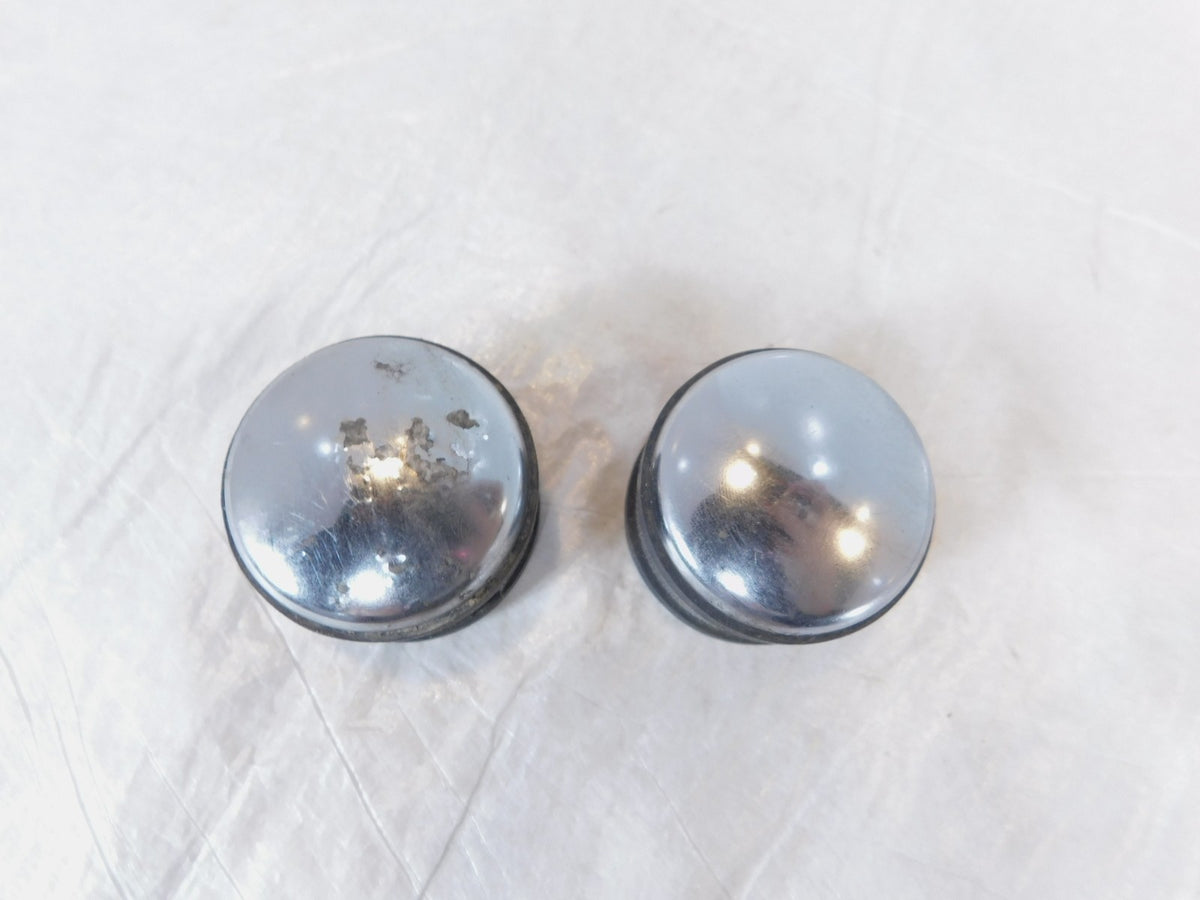 Harley Davidson Dyna & Sportster 883 & 1200 Chrome Billet Front Axle Nut Covers - C3 Cycle