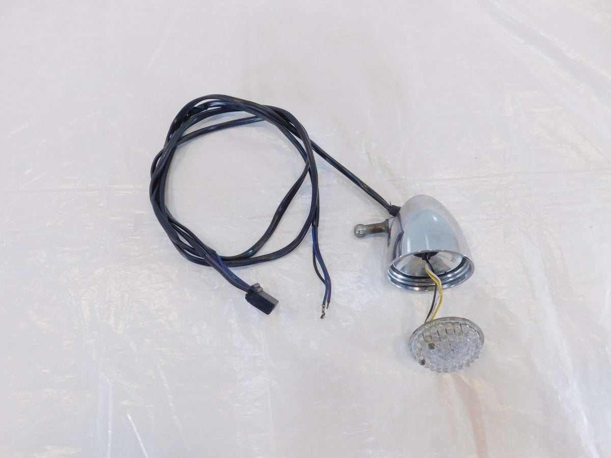 Harley Davidson Sportster Softail Dyna V-Rod Chrome Front Turn Signal Indicator - C3 Cycle
