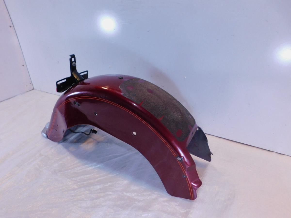 2000-2002 Harley Davidson Softail Heritage Classic Red Rear Wheel Cover Fender - C3 Cycle