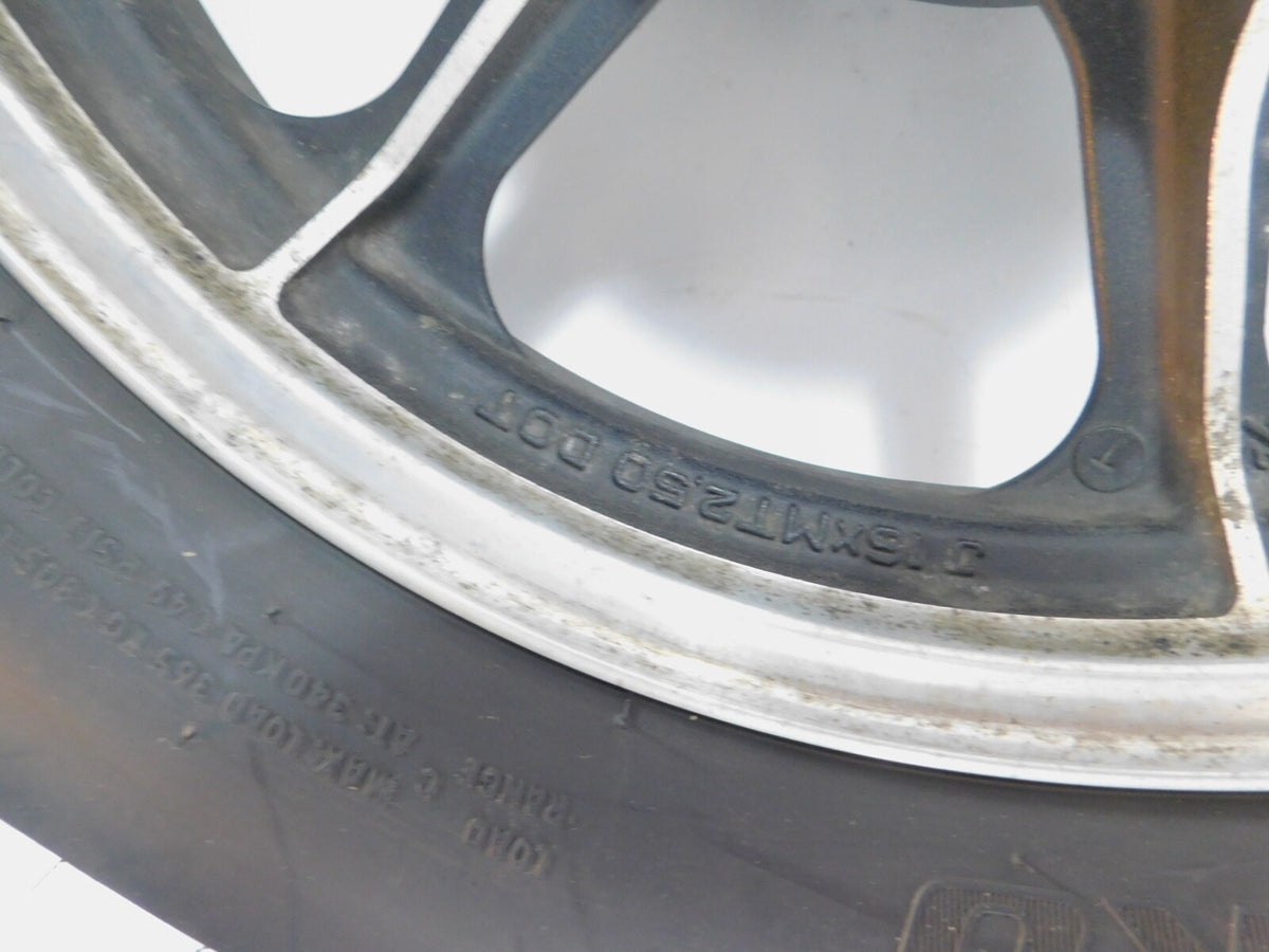 Kawasaki LTD Belt KZ440 KZ440D Rear Spoked Wheel Rim & Tire 16" x 2.5" - C3 Cycle