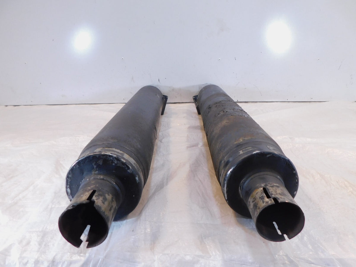 Indian Chief & Chieftain Dark Horse Left & Right Exhaust Header Pipe Mufflers - C3 Cycle