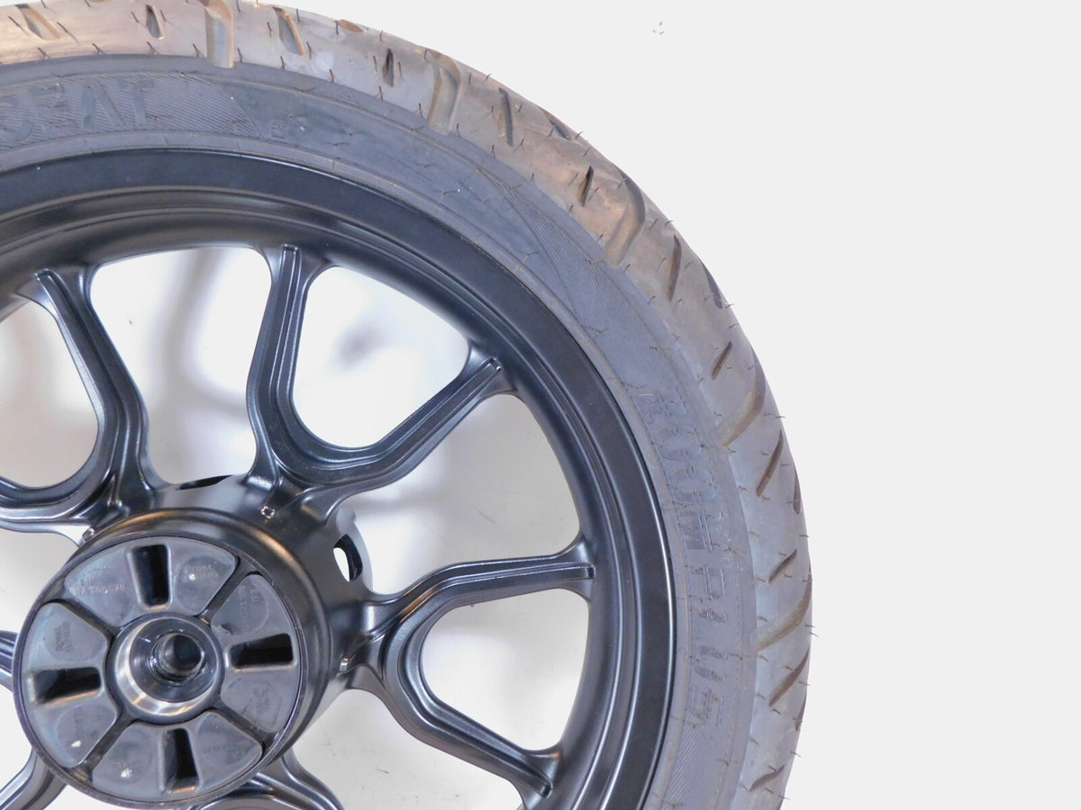 Royal Enfield Meteor 350 Stellar Euro 5 Black Rear Wheel Rim & Tire 17" x 3.5" - C3 Cycle