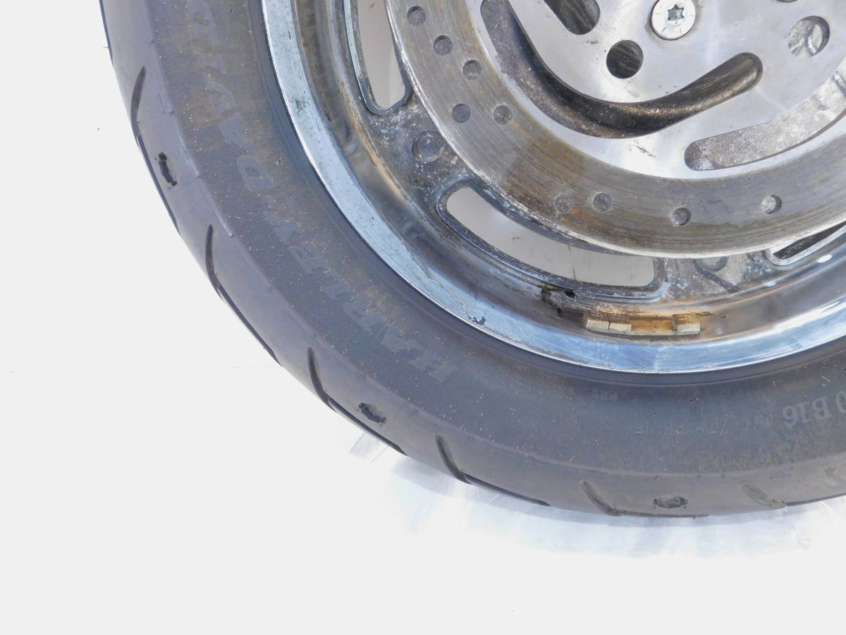 2009 & 2010 Harley Davidson Sportster XL1200C Custom Chrome Cast Rear Wheel - C3 Cycle