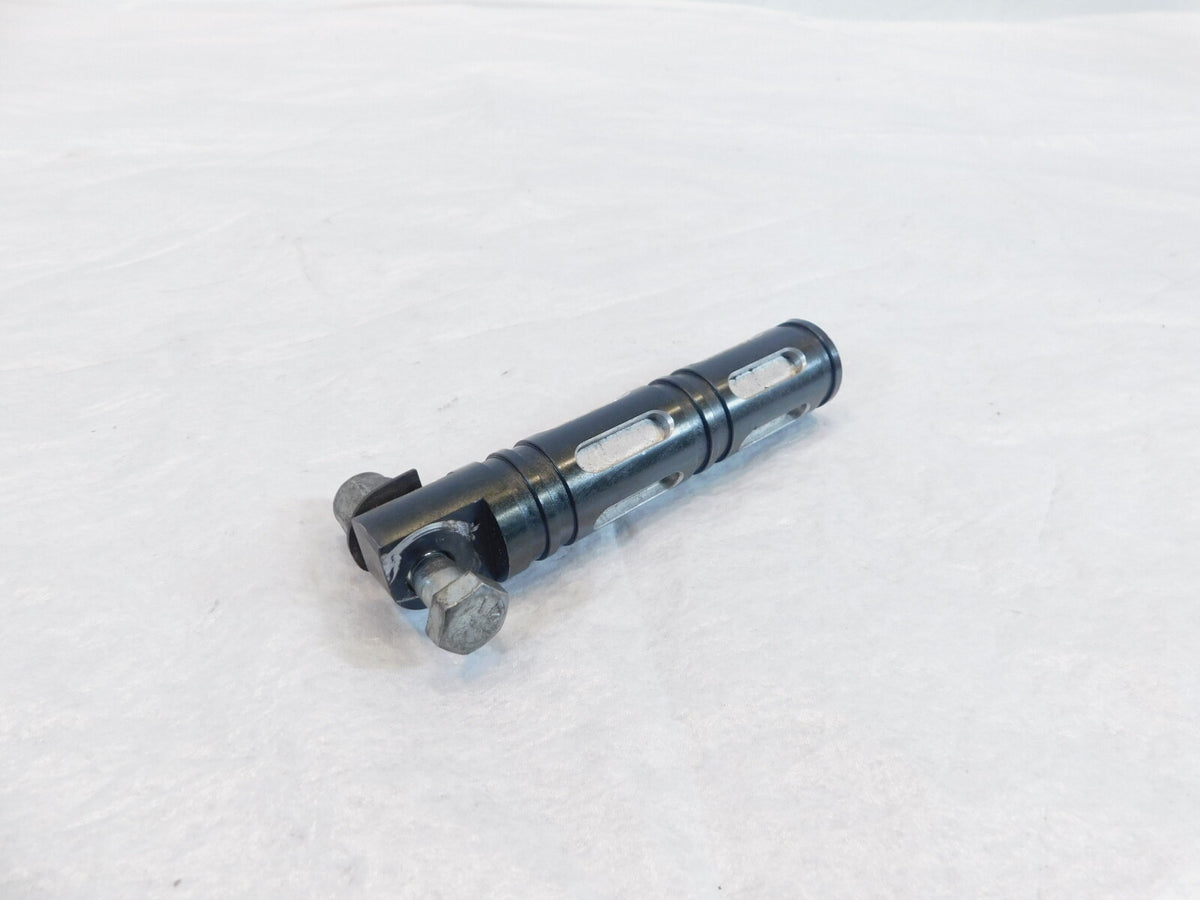 One Harley Davidson FXR Dyna Sportster&  Softail Black Billet Footpeg Footrest - C3 Cycle