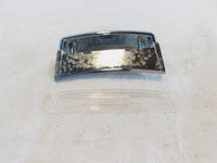 Piaggio Vespa LX LXV 50 125 150 Chrome Rear License Plate Light Cover w/ Lens - C3 Cycle