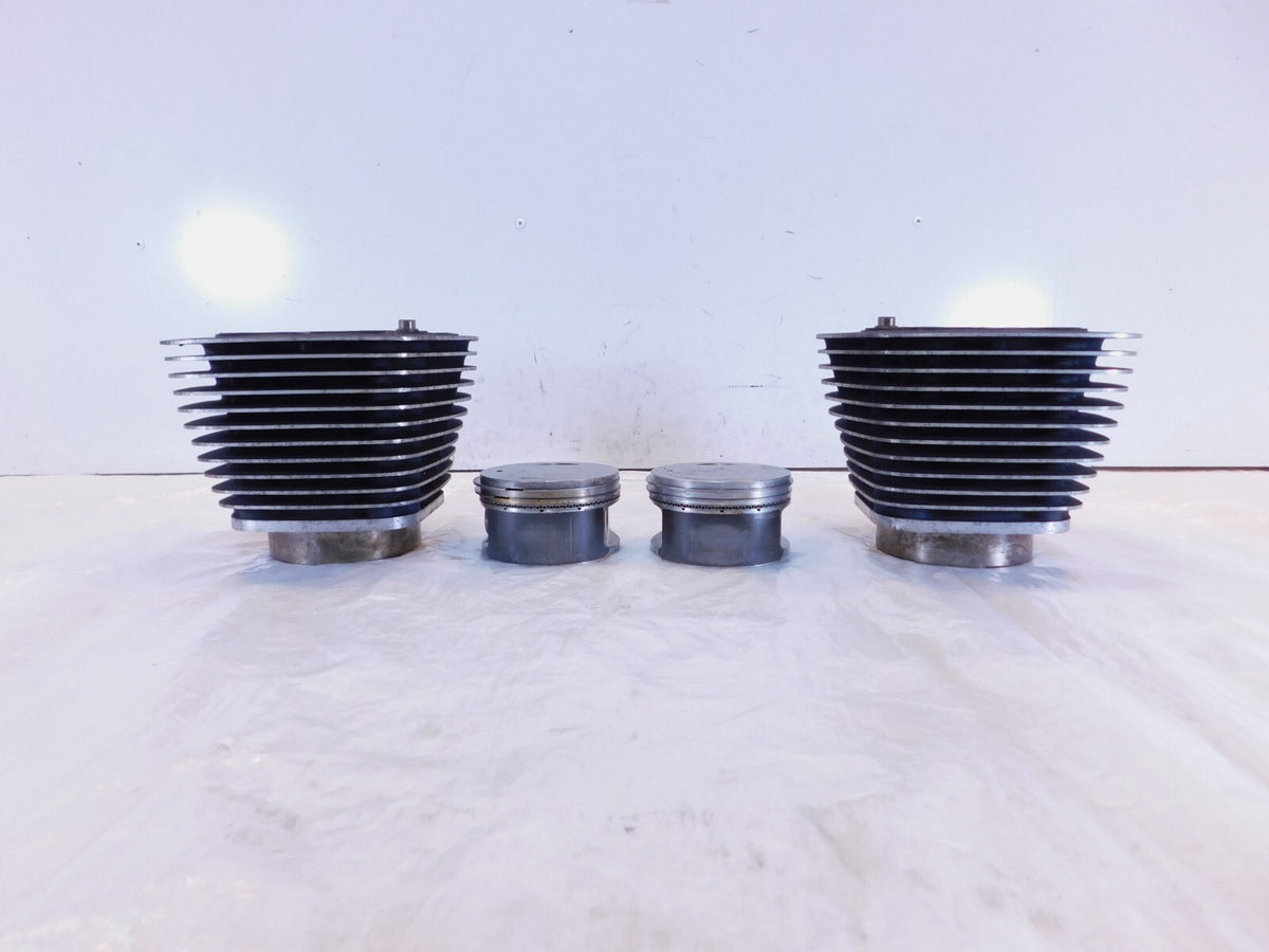Harley Davidson Twin Cam Touring Dyna & Softail Engine Pistons & Black Cylinders - C3 Cycle