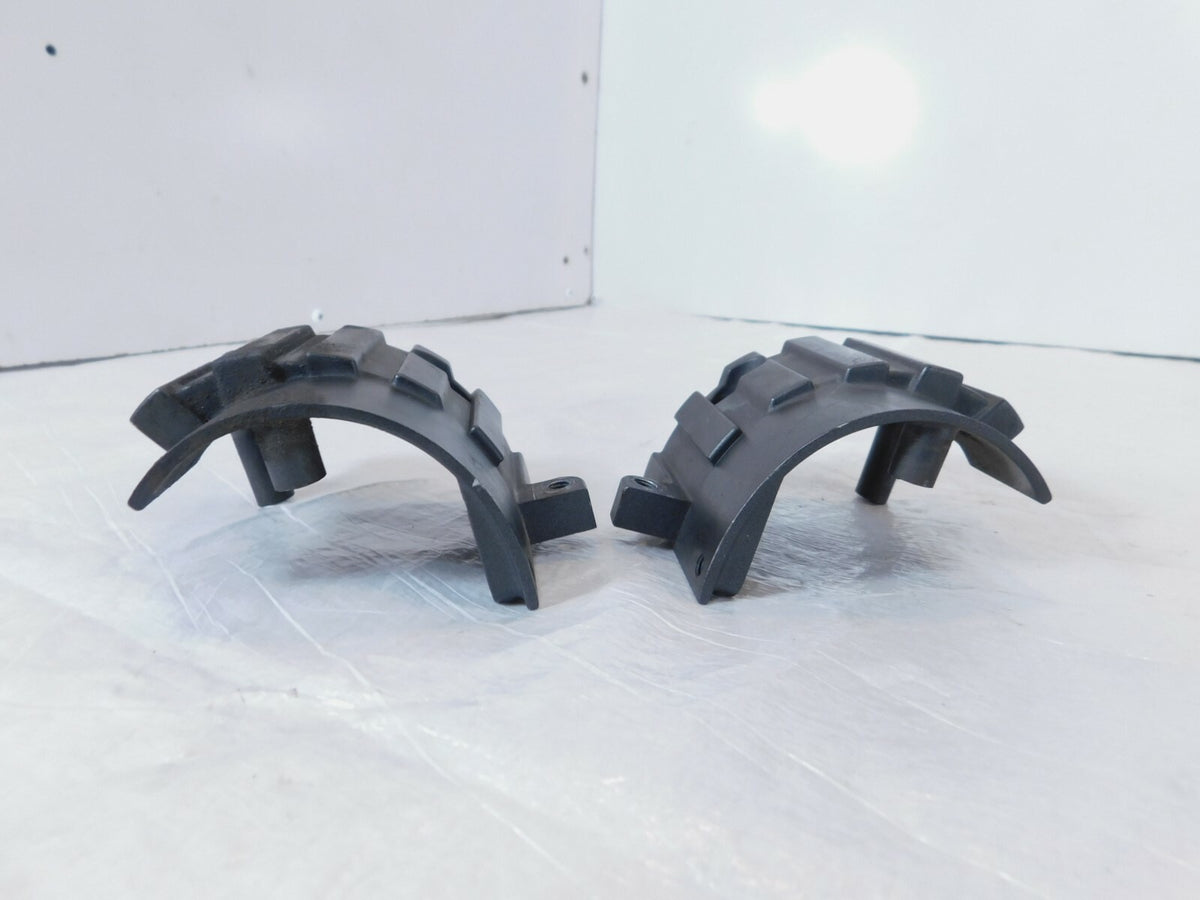 03-07 Yamaha VMax 1200 VMX12 Exhaust Header Pipe Heat Shield Flange Mount Covers - C3 Cycle