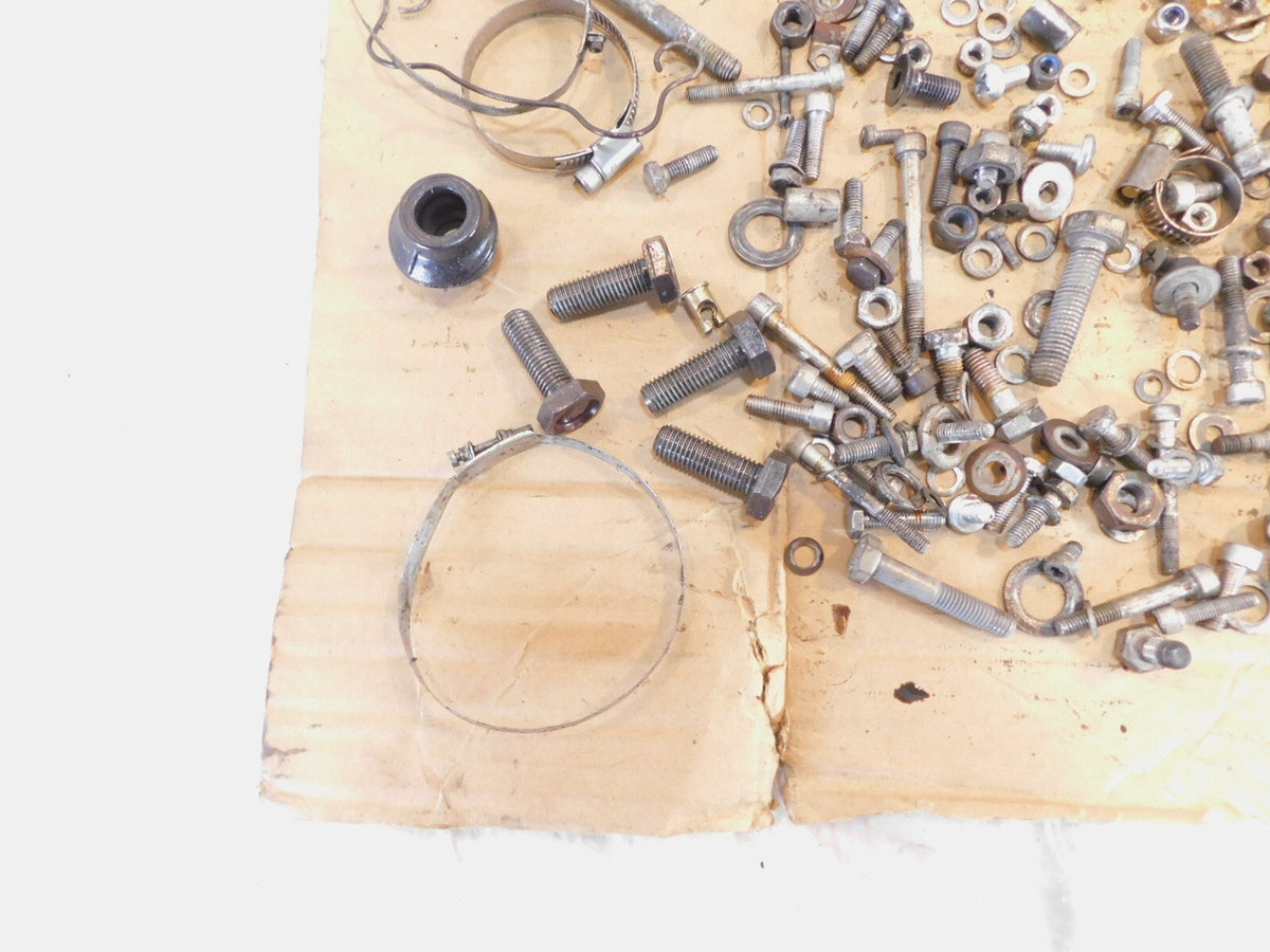 1975 75 BMW Airhead R75 R75/6 Misc Nuts Bolts Brackets Hardware Parts Box Lot - C3 Cycle