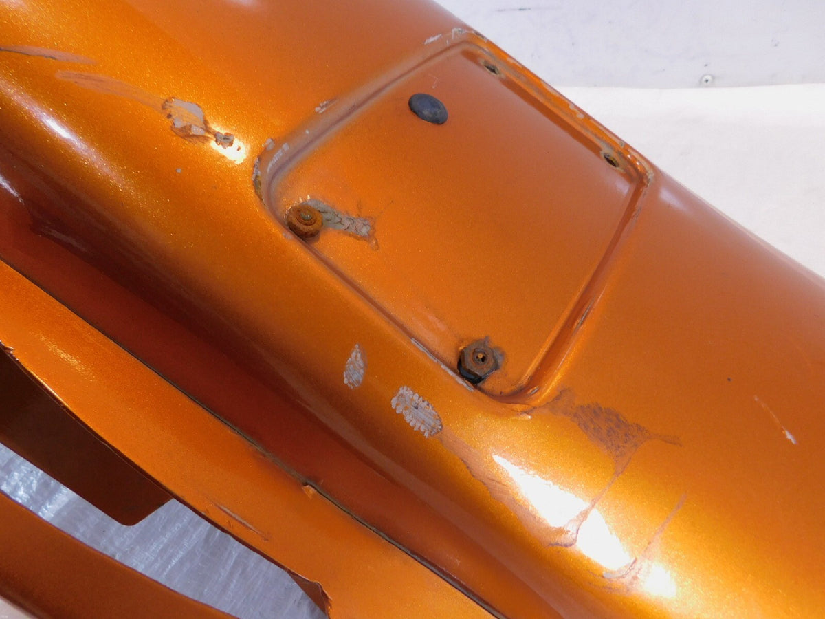 2009-2013 Harley Davidson Touring Street Glide Orange Rear Wheel Cover Fender - C3 Cycle