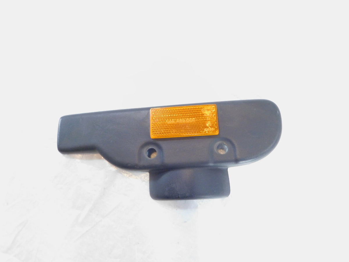 2002 MZ Skorpion Tour MZ660 660 Black Left Side Radiator Cover & Amber Reflector - C3 Cycle