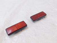 Pair 1987-09 Suzuki VS1400 Intruder 1400 Boulevard S83 Rear Tail Red Reflectors