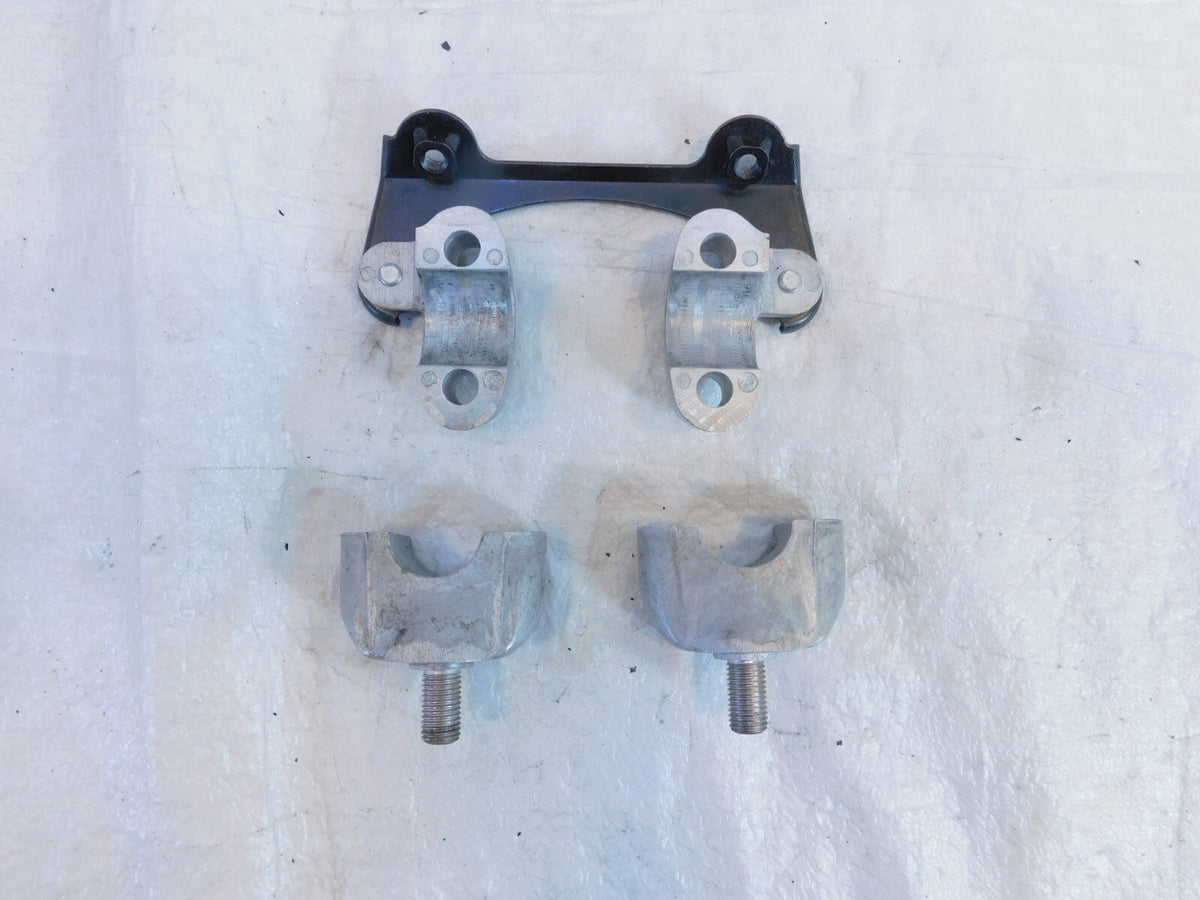 2002-2013 Honda FSC600 Silver Wing 600 Front Handlebar Riser Clamp Brackets - C3 Cycle