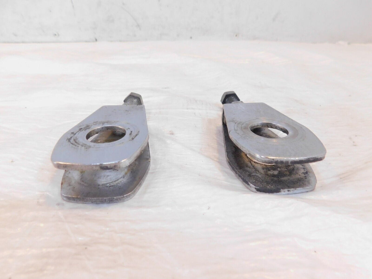 1986-2019 Suzuki Savage 650 LS650 Boulevard S40 Rear Drive Belt Axle Adjusters - C3 Cycle