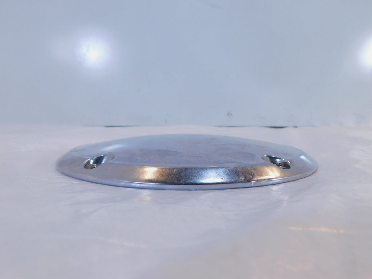 Harley Davidson Twin Cam Softail & Dyna Left Engine Chrome Derby Clutch Cover - C3 Cycle