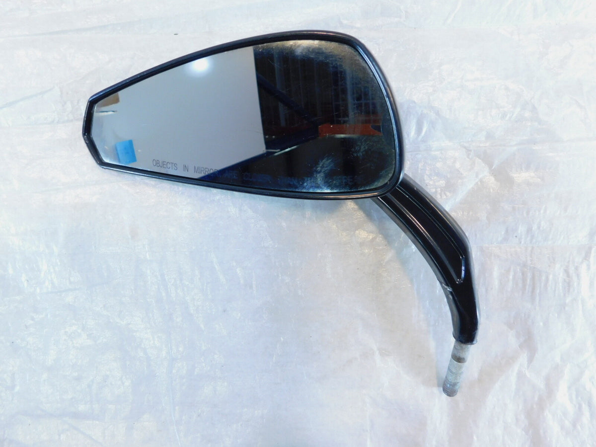 Harley Davidson FXR Softail Dyna & Sportster Left Tribal Black Rear View Mirror - C3 Cycle