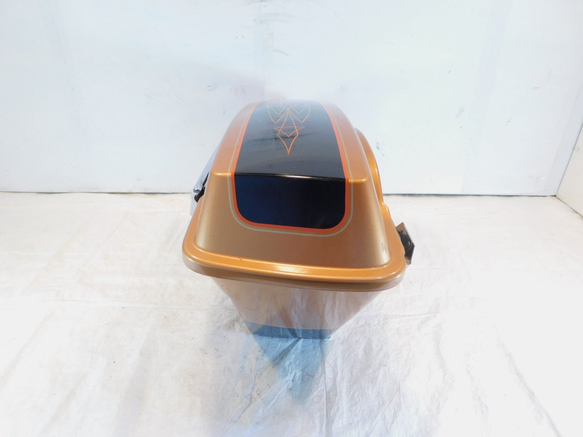 Harley Davidson Road Street Electra Glide Copper Right Luggage Bag Saddlebag - C3 Cycle