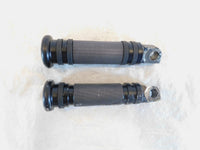Harley Touring FXR Dyna Sportster & Softail Black Foot Peg Footpeg Footrests - C3 Cycle