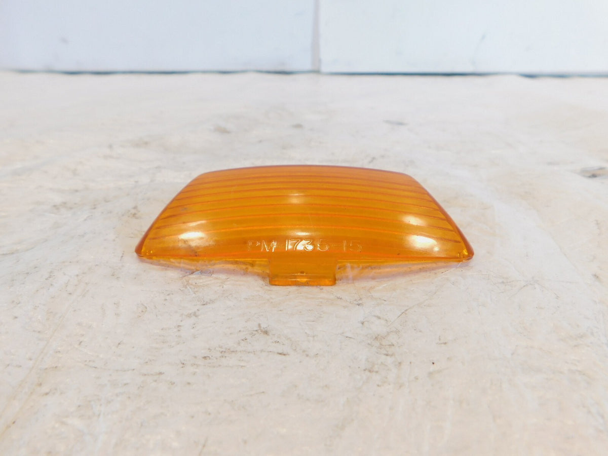 Harley Davidson Softail Electra & Tour Glide Orange Front Fender Tip Lamp Lens - C3 Cycle