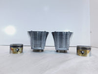 Harley Davidson Electra Glide FXR Softail Silver Front Rear Cylinders & Pistons - C3 Cycle