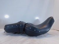 Indian Chief Chieftain Dark Horse Black Front Rider Rear Passenger Pillion Seats - C3 Cycle