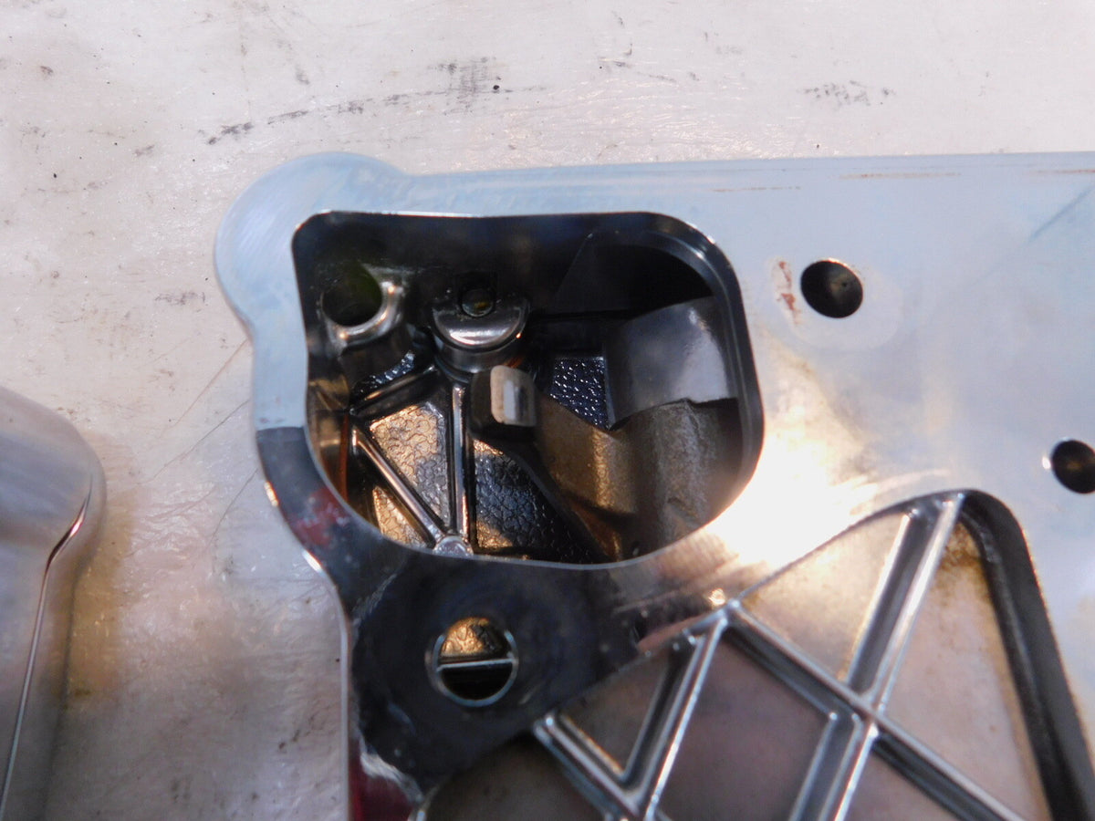 Harley Davidson Touring Dyna & Softail Chrome Cylinder Head Rocker Boxes