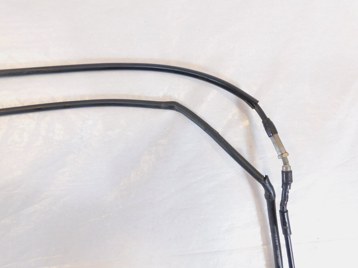 1994 Yamaha FZR1000 OEM Front Push/Pull Handlebar Throttle Cables Lines - C3 Cycle