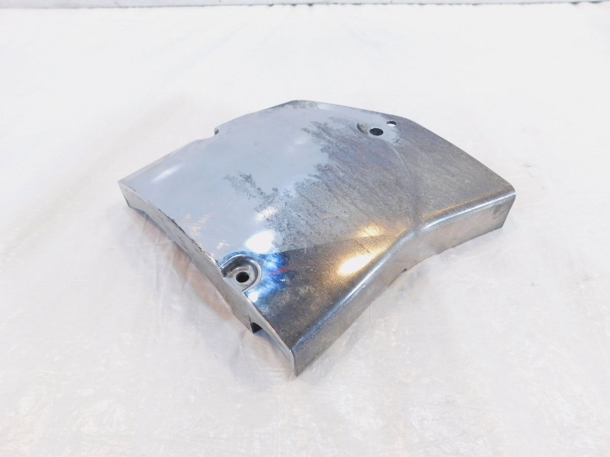 Harley Sportster 883 1200 Chrome Rear Wheel Belt Sprocket Cover - Discoloration - C3 Cycle