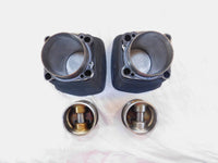 Pair Harley Davidson Sportster 1200 Black Engine Cylinder Barrel Jugs & Pistons - C3 Cycle