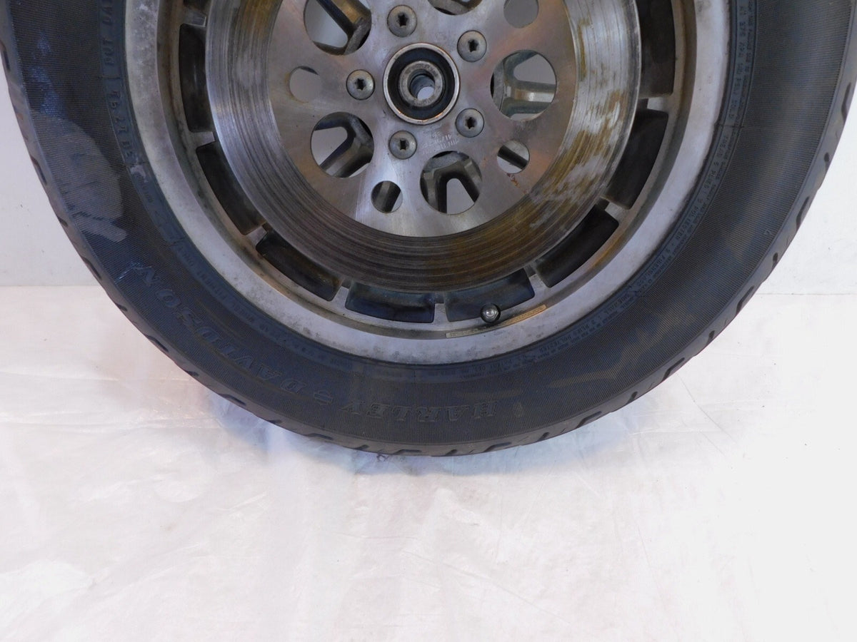 1996-1999 Harley Dyna Sportster 883 1200 Cast 13 Spoke Rear Wheel Rim & Tire - C3 Cycle