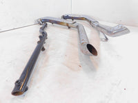 01 2001 Indian Gilroy Scout Chrome Front & Rear Exhaust Header Pipe Mufflers