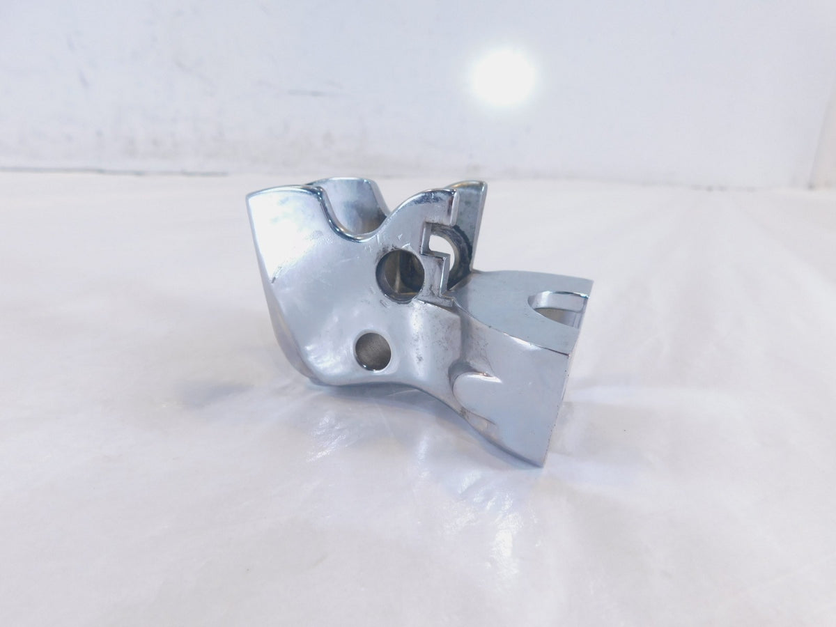 Harley Touring Softail & Dyna Sportster Chrome Clutch Lever Perch Mount Bracket - C3 Cycle
