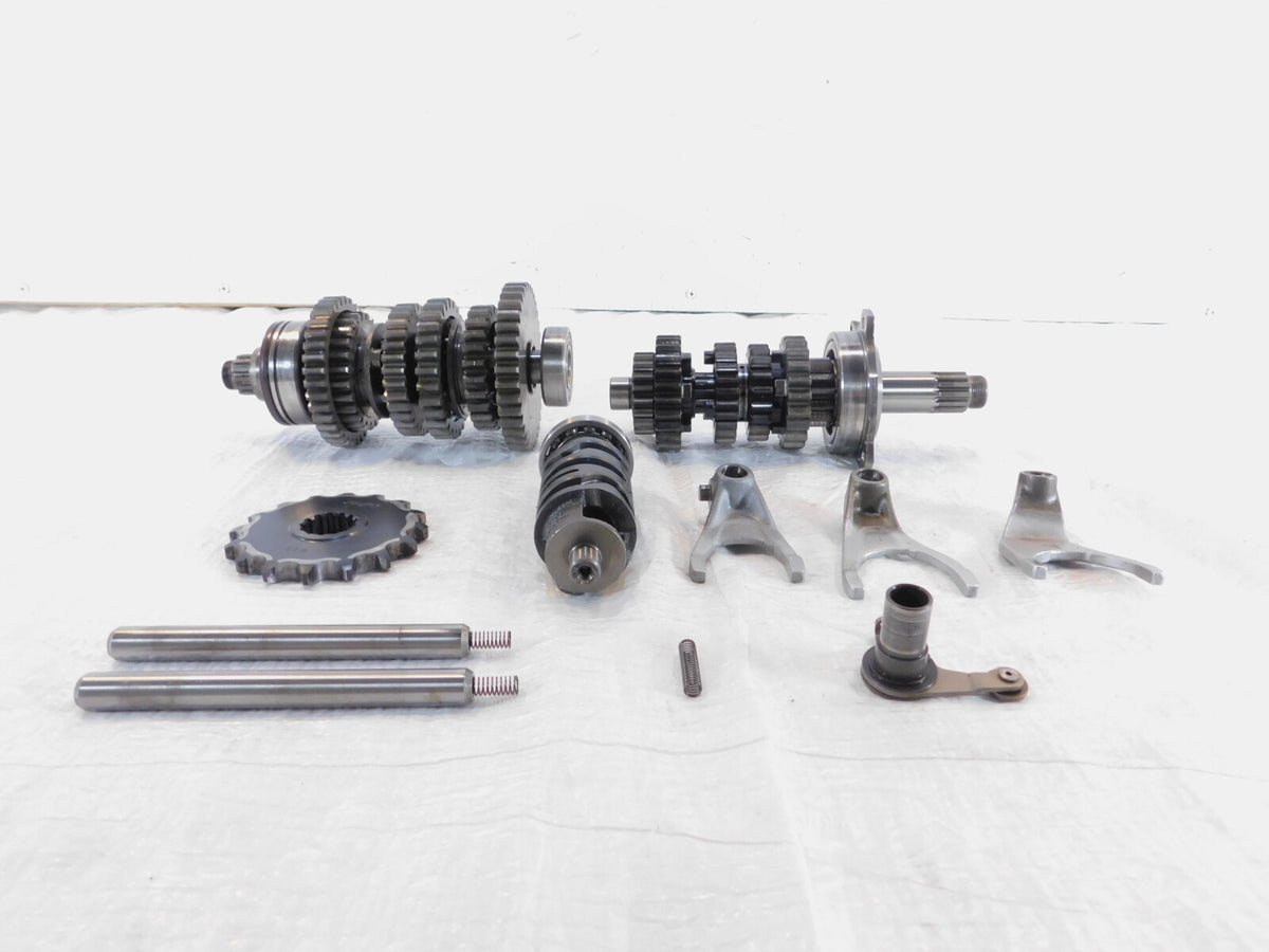 2004 2005 2006 Yamaha FZ6 FZ6S Transmission Gear w/ Shifter Drum & Shift Forks - C3 Cycle